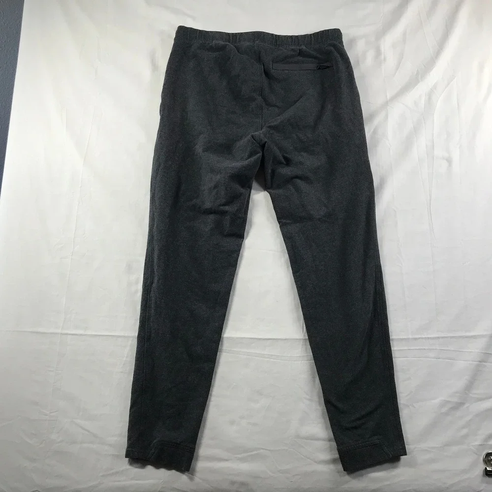 Mack Weldon Ace Sweatpants Mens Medium Tall Charcoal Grey Tapered Joggers French